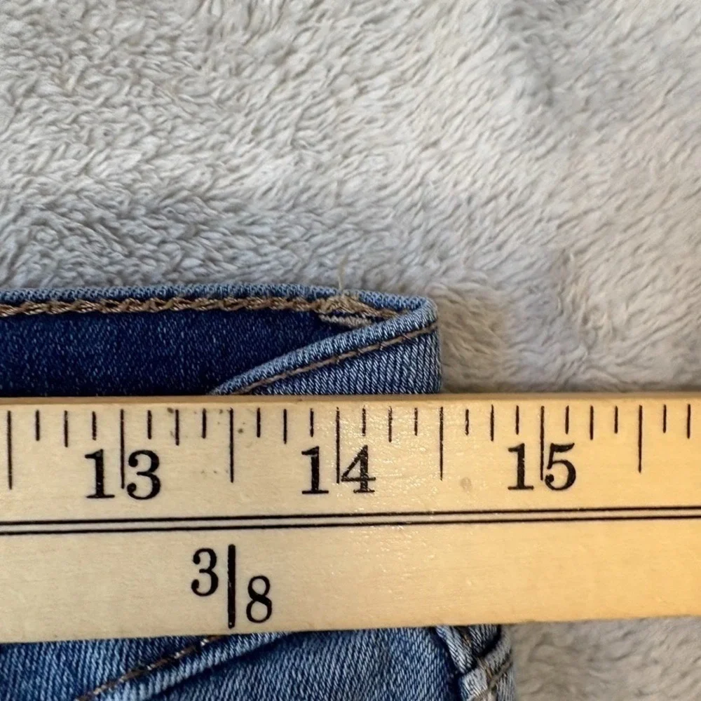Lucky Brand Jeans Womens 10 Blue Ankle High Rise Skinny Bridgette Exposed Button - Picture 3 of 13